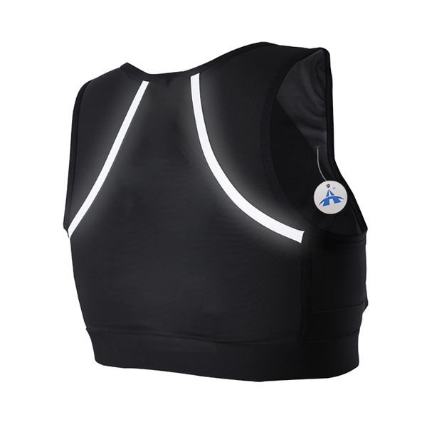 Alanes Running Vest Reflective Breathable Running Workout Chest Vest-L