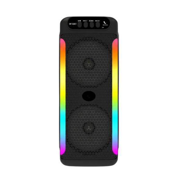 Dual 4×2" Portable TWS Speaker - RGB Lighting MV-8212