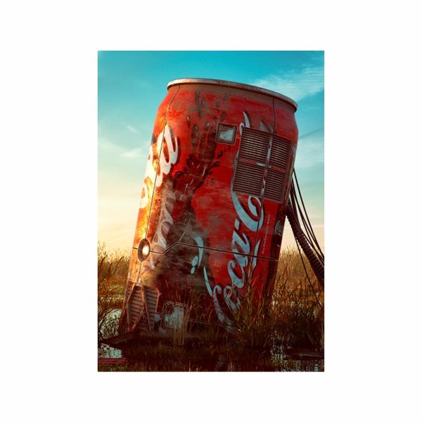 Into the Space Coke Machine - A1 Poster