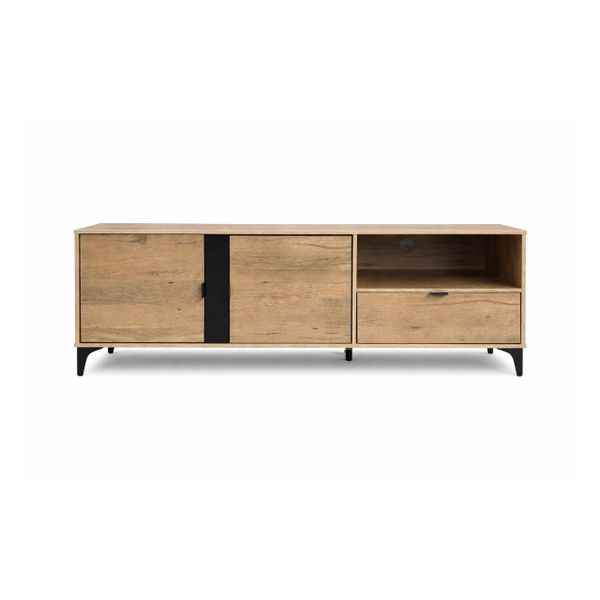 Modern Oak Wood TV Stand