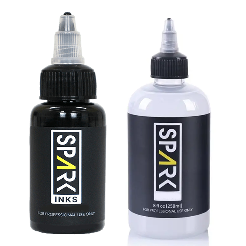 Professional Premium Black And White Tattoo Ink 250ml Bottle - 8floz | Shop Today. Get it