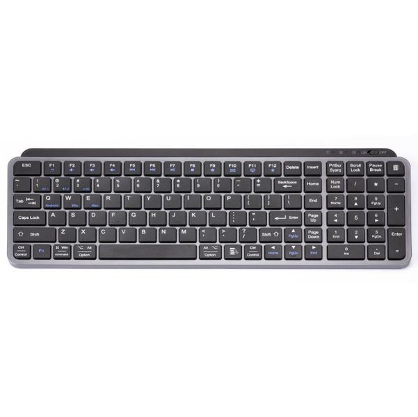SA Plug Wireless Keyboard - Full Numpad, Silent Keys, Type Like a Cloud
