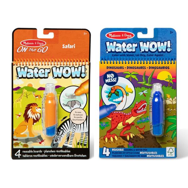 Melissa &amp; Doug Water Wow - Safari &amp; Dinosaur