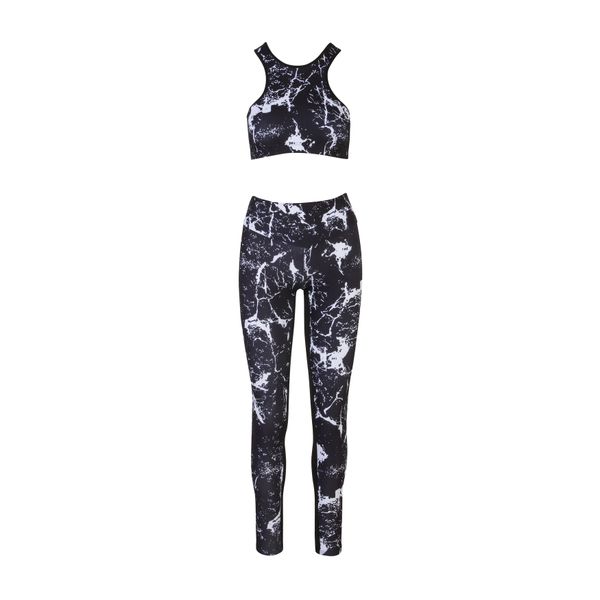 THE LOT Namaste active set black/white