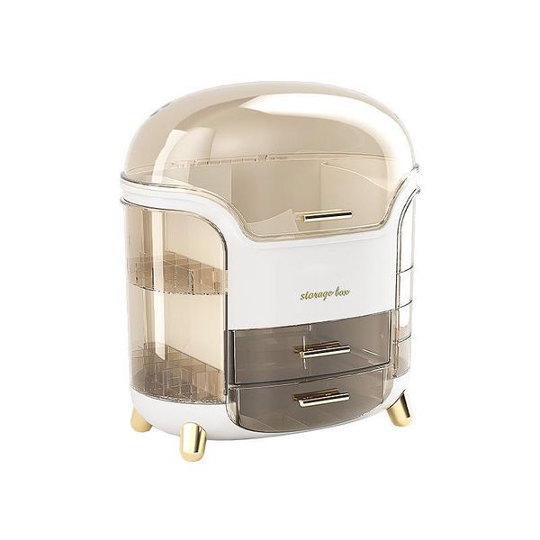 Home Desktop Drawer Type Skin Care Products Finishing Multi-Compartment Storage Box