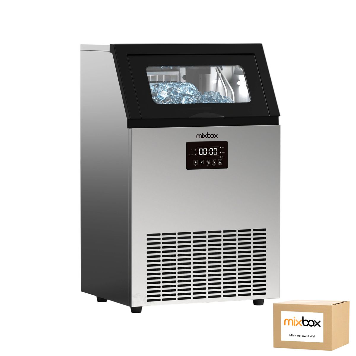 Mix Box 60Kg/24Hrs Ice Maker Machine for Bussiness
