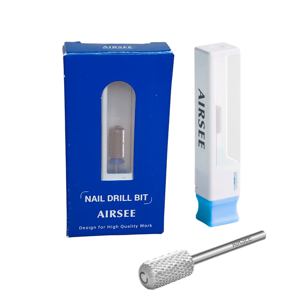 AIRSEE - Salon Quality Round Top Barrel Nail Drill Bit