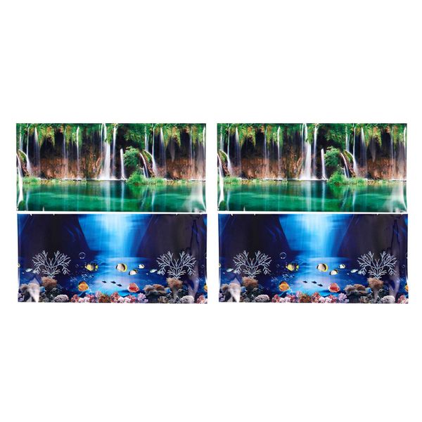 Blue Fresh Sea Background Aquarium Poster Fish Tank Background