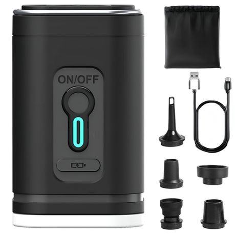 Portable Mini Air Pump Outdoor Camping Air Pump Multifunctional Air Pump Image