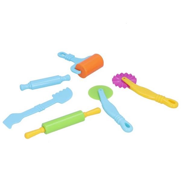Durable Plastic Material Brightly Colored Dough Tools