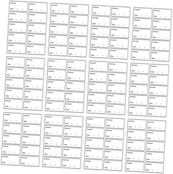 Refrigerator Food Stickers Freezer Food Date Labels Self-Adhesive Stickers
