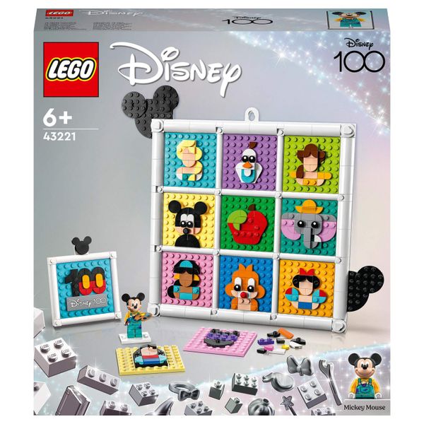 LEGO® | Disney 100 Years of Disney Animation ICONS 43221 Building Toy Set (1,022 Pieces)