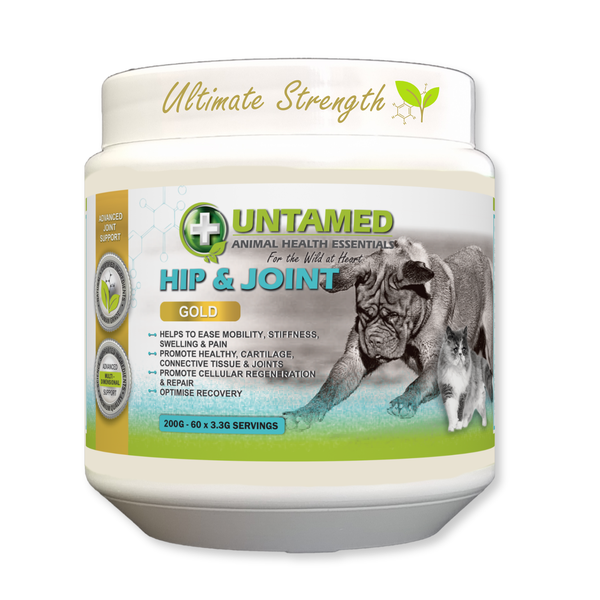 Untamed Hip &amp; Joint GOLD - Superior Joint Health Supplement for Dogs &amp; Cats