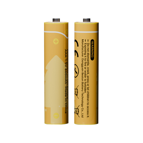 Beston AAA Rechargeable Lithium-ion Battery | 10440 | 1.5V | 860mAh |4 Pack Image