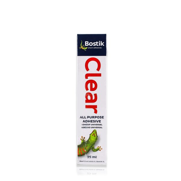 Bostik - All Purpose Glue - Clear Adhesive - 25ml