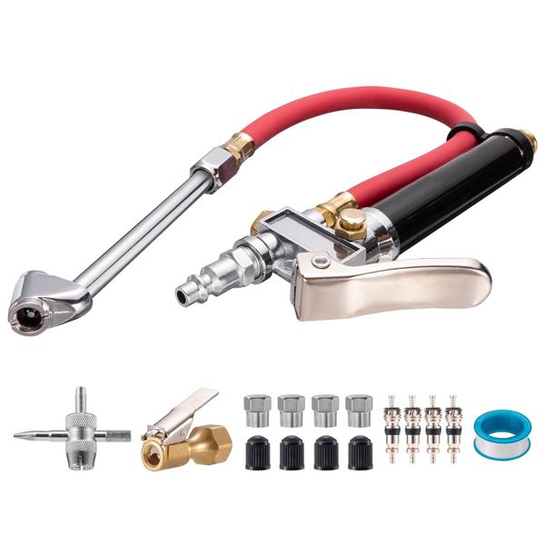 QYNIAL 10-120 PSI Heavy Duty Tire Pressure Gauge for Car Automotive Truck