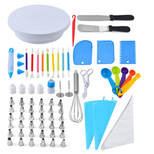66 Pcs Of Cake Decoration Kit Baking Tools Set