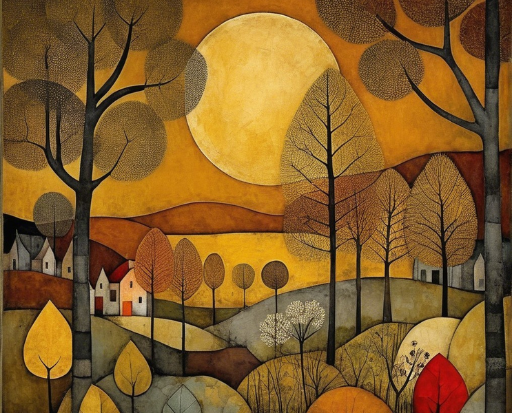Canvas Wall Art Home Decor - Moonlit