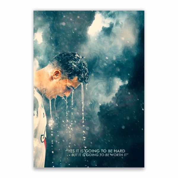 Ronaldo Motivational Quote Poster - A1