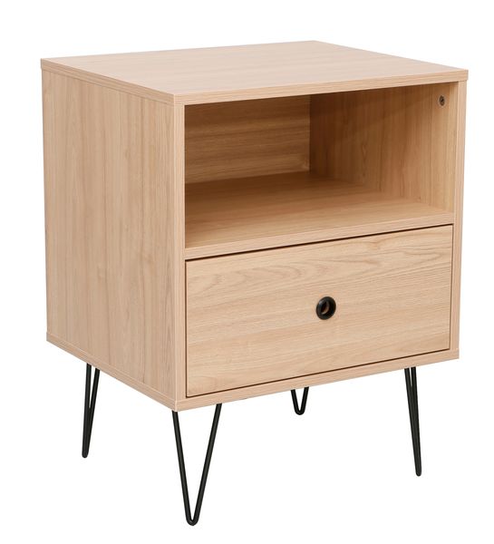 Indra Nightstand, Pedestal - Click Furniture
