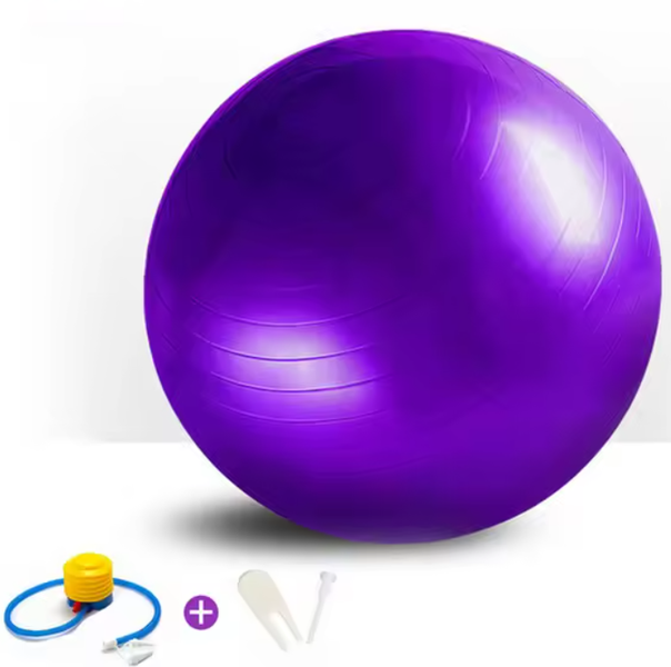 Purple Gym Exercise Ball (55cm,65cm,75cm85cm,100cm)