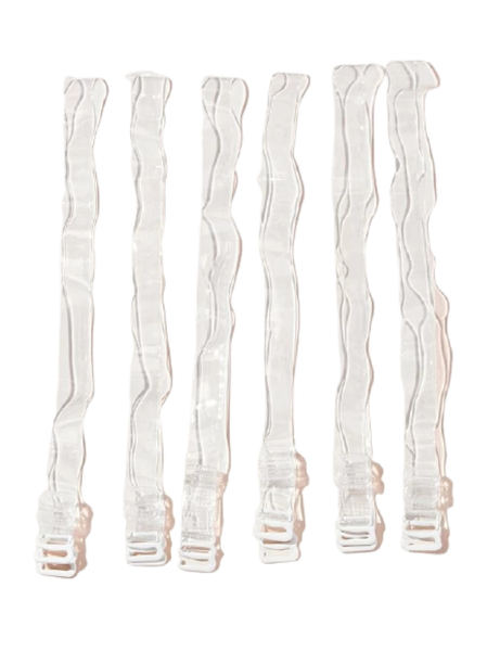 Stylish Clear Bra Strap 3 Pairs