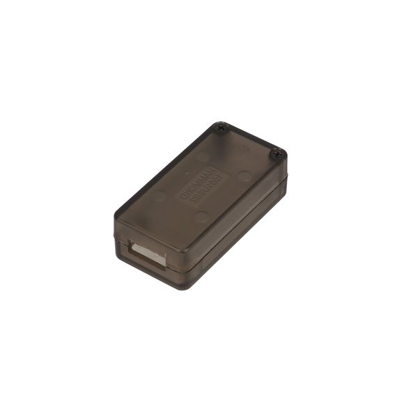 1551USB2TSK ABS Miniature USB Enclosure 50x25x15.5mm Translucent Smoke IP54