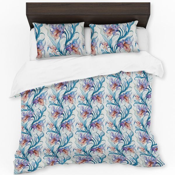 Touch Of Teal Duvet Cover Set image