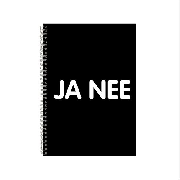 Ja Nee Notebook Afrikaans Gift Idea A4 Notepad Pad 49