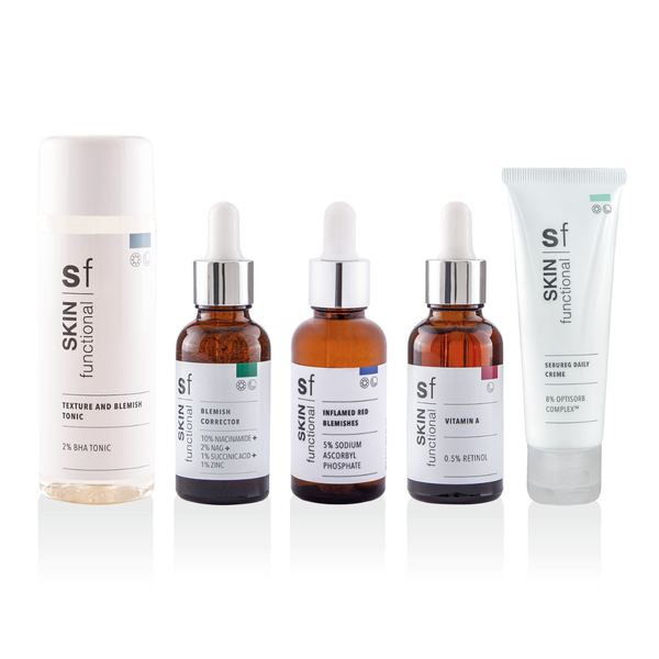 SKIN functional Acne Skincare Set for Oily Skin