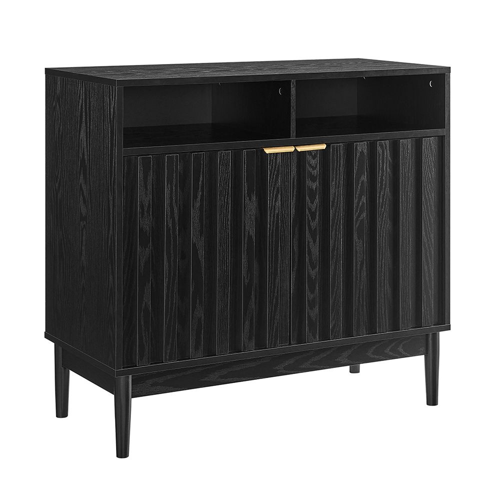 Lamont 2-Door Entryway Storage Cabinet with Open Shelf