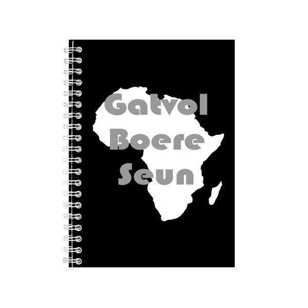 Gatvol Notebook Afrikaans Gift Idea Writing Book Notepad Pad 48
