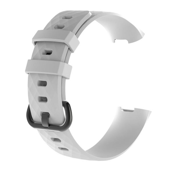 MDM Fitbit Charge 3/4 Silicone Replacement Strap (M/L)-White