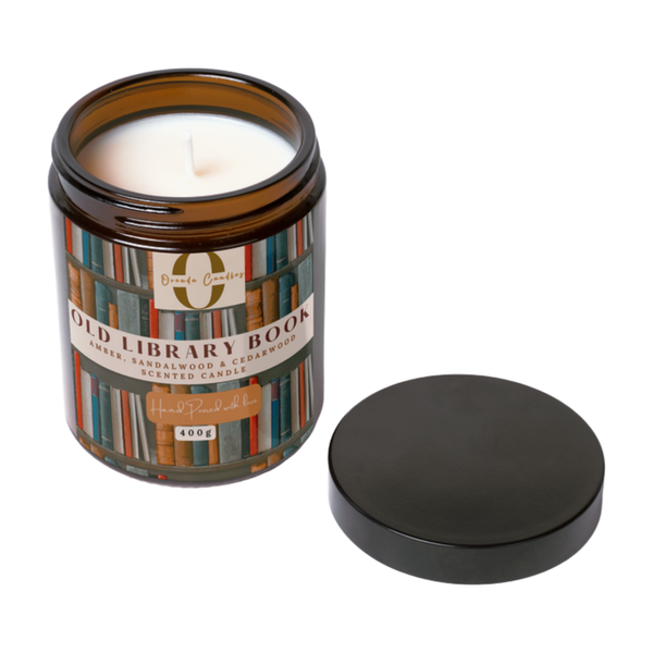 Soy Wax Scented Candle - Sandalwood/Woods/Amber