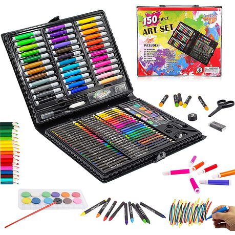 150-Piece Art Set Art Supplies for Drawing, Painting and More in A Plastic Case - Makes A Great Gift for Children and Adults