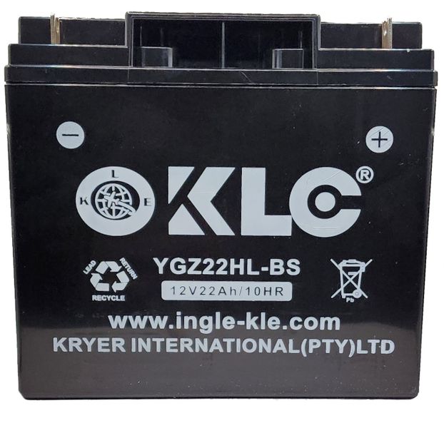 KLE 12V 22AH Gel Golf Cart/Mobility Scooter/Mower Battery/Battery Back Up