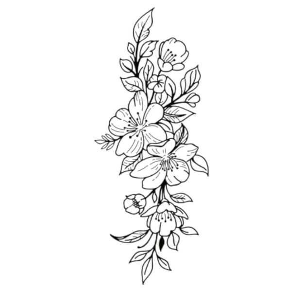 Lily Inkart Semi-Permanent Tattoo - Black