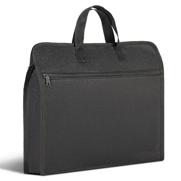 Deli Office Briefcase 390x300x60mm BLACK