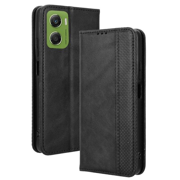 Retro Patterned Leather Case Compatible With Motorola Moto G06 Power