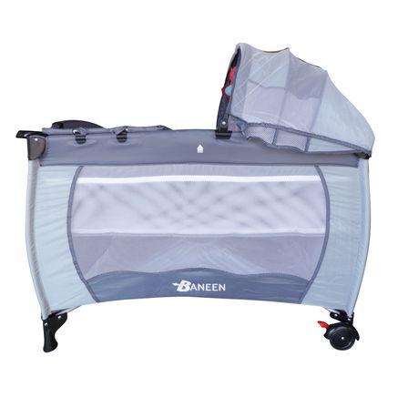 Baneen Baby Cot Crib with Diaper Changer Net Toys Game Entrance Grey Shop Today. Get it Tomorrow takealot