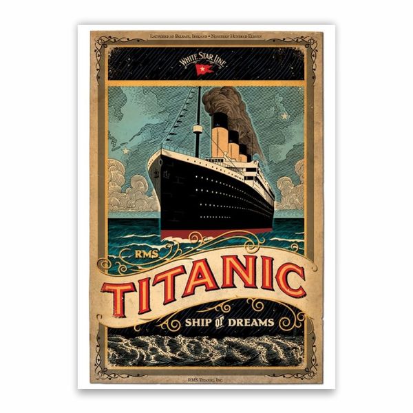 Titanic Ship Of Dreams Poster - A1