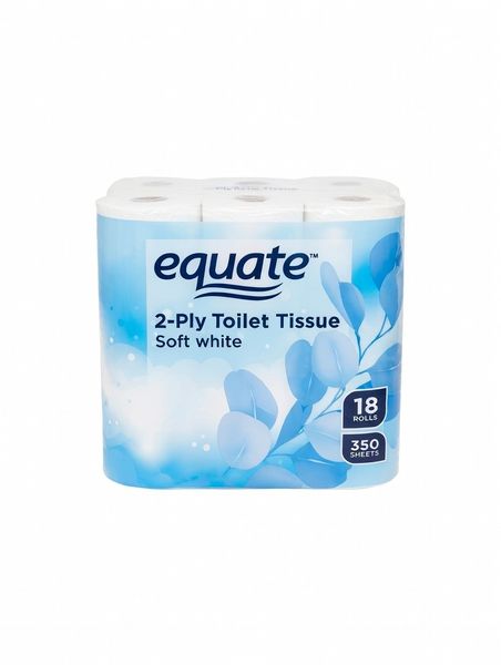 Equate 2-Ply Toilet Tissue Soft White