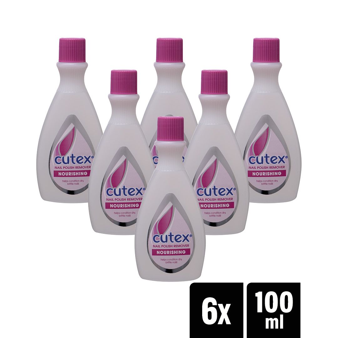 Cutex Nail Polish Remover Nourishing 6 x 100ml Shop Today. Get it