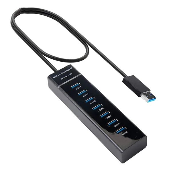 TK-8578 USB Hub With 3.0 7 Port USB And LED Indicater-GLS