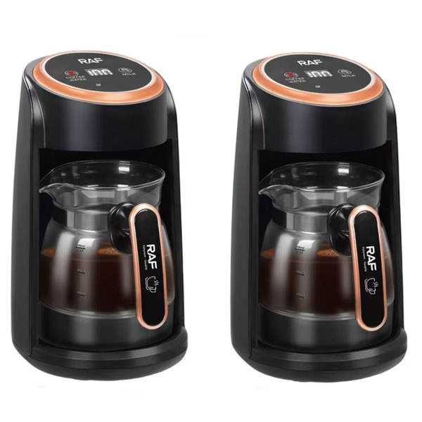 2 Pack-Electric Coffee Maker, Tea Maker, and Milk Warmer 3-in-1