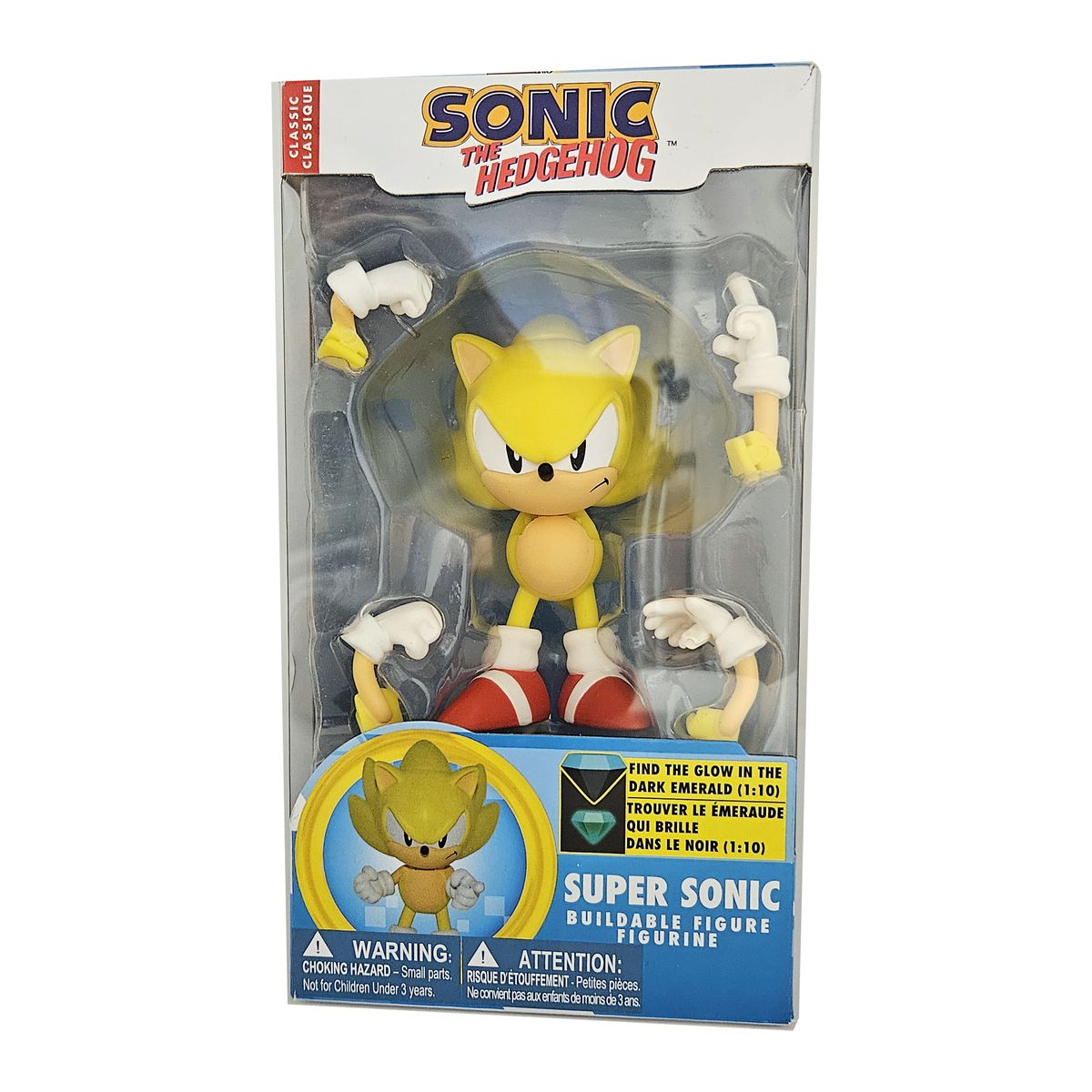 Sonic the Hedgehog Buildable Action Figure - Super Sonic | Shop Today ...