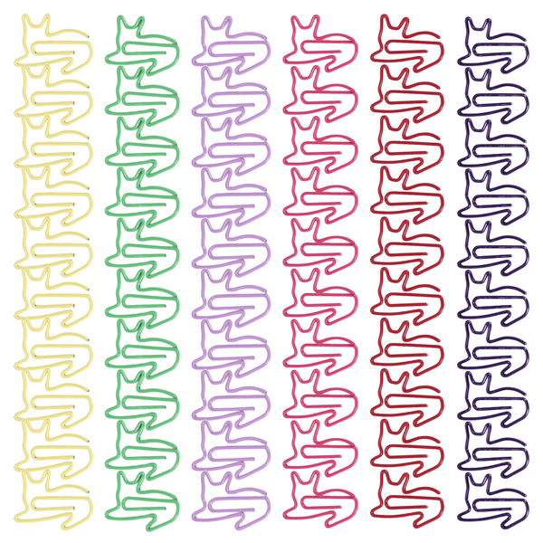 60Pcs Paper Clips Funny Paperclips Desk Accessorie