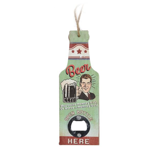 Beer Bottle Opener with String for Wall Hanging - Memory Loss