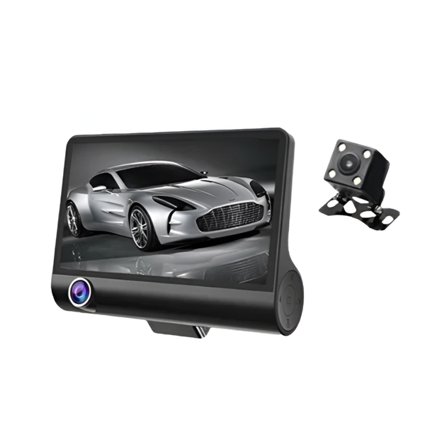 1080P Full HD Vehicle DVR with Dual Lens and 4-Inch Screen
