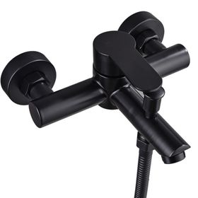 Black Bath Wall Type Mixer Tap Faucet | Shop Today. Get it Tomorrow ...
